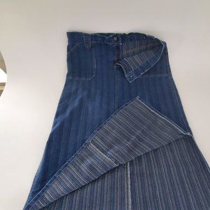 Denim Skirt Starwear Jeans Nepal Size 16 Dark Wash